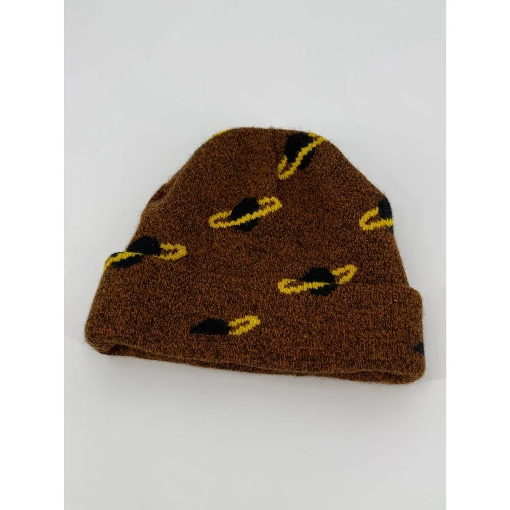Urban Outfitters BDG Icon Intarsia Beanie | Brown | OS
